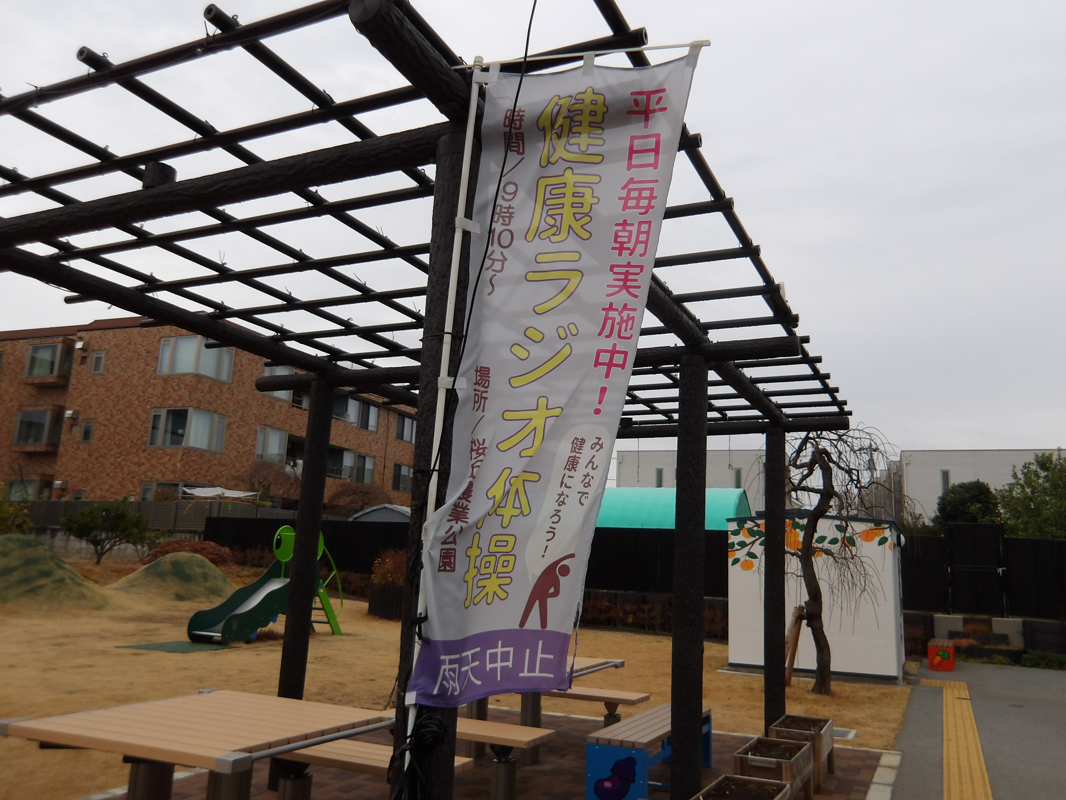 冬も『健康ラジオ体操』実施中！！